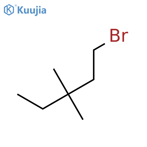 1-bromo-3,3-dimethylpentane structure