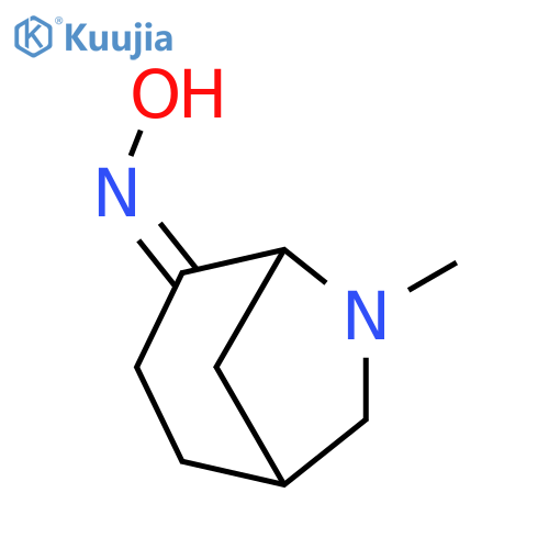 6-Azabicyclo[3.2.1]octan-4-one, 6-methyl-, oxime, (Z)- structure