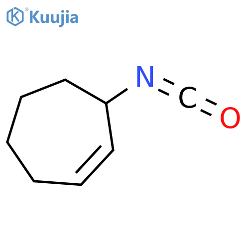 Cycloheptene, 3-isocyanato- structure
