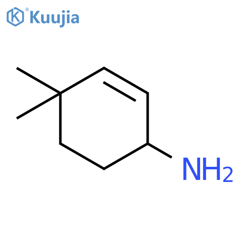 2-Cyclohexen-1-amine, 4,4-dimethyl- structure