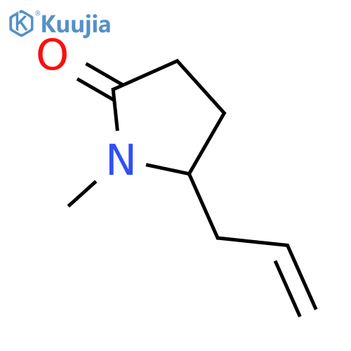2-PYRROLIDINONE, 1-METHYL-5-(2-PROPENYL)- structure