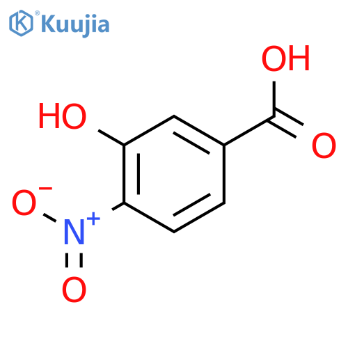 3-hydroxy-4-nitro-benzoic acid structure