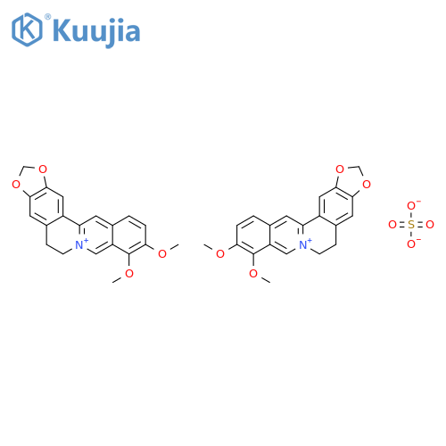BERBERINE SULFATE TRIHYDRATE structure