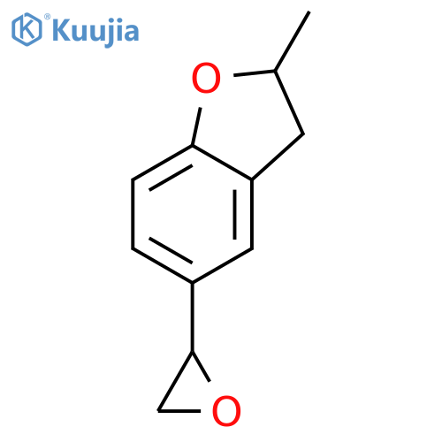 2-methyl-5-(oxiran-2-yl)-2,3-dihydro-1-benzofuran structure