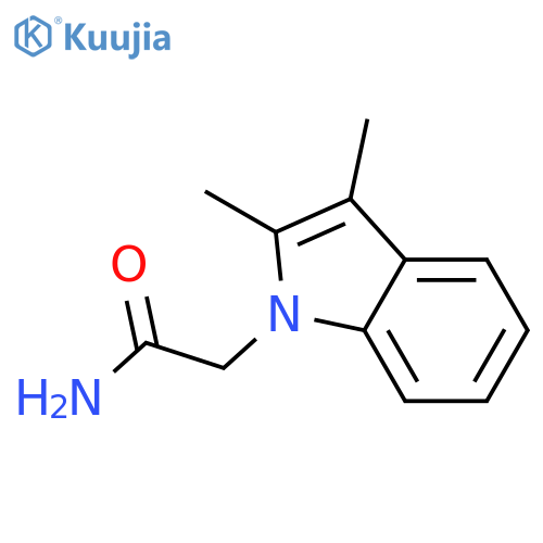 1H-Indole-1-acetamide, 2,3-dimethyl- structure