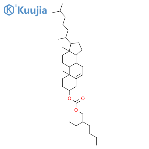 5-cholesten-3beta-ol 3-(2'-ethylhexylcarbonate) structure