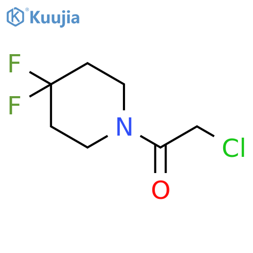 2-chloro-1-(4,4-difluoropiperidin-1-yl)ethan-1-one structure