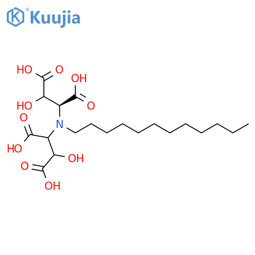 Aspartic acid, N-(1,2-dicarboxy-2-hydroxyethyl)-N-dodecyl-3-hydroxy- structure