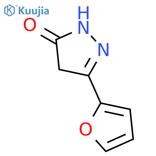 3H-Pyrazol-3-one, 5-(2-furanyl)-2,4-dihydro- structure