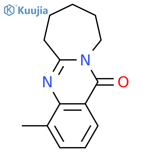 Azepino[2,1-b]quinazolin-12(6H)-one, 7,8,9,10-tetrahydro-4-methyl- structure