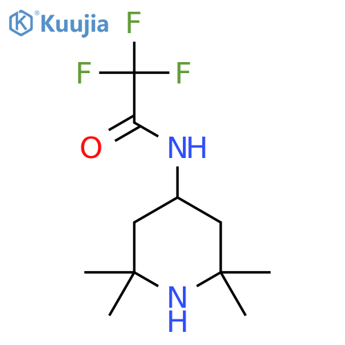Acetamide, 2,2,2-trifluoro-N-(2,2,6,6-tetramethyl-4-piperidinyl)- structure