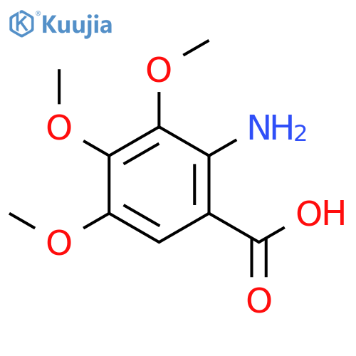 2-Amino-3,4,5-trimethoxybenzoic acid structure