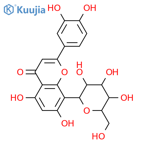 8-C-β-D-Galactopyranosyl-3',4',5,7-tetrahydroxyflavone structure