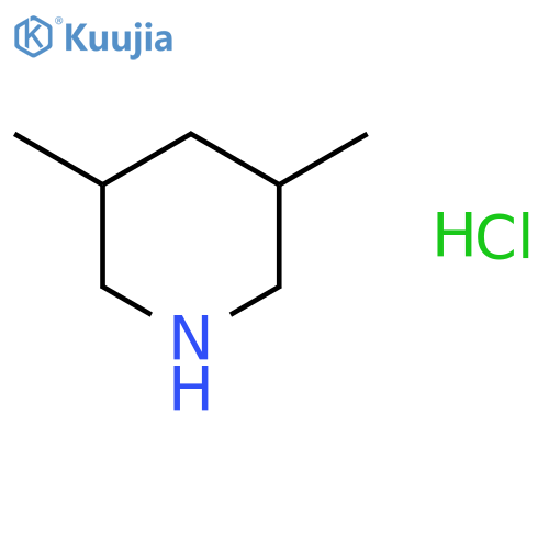 Piperidine, 3,5-dimethyl-, hydrochloride structure