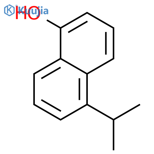 1-Naphthalenol, 5-(1-methylethyl)- structure