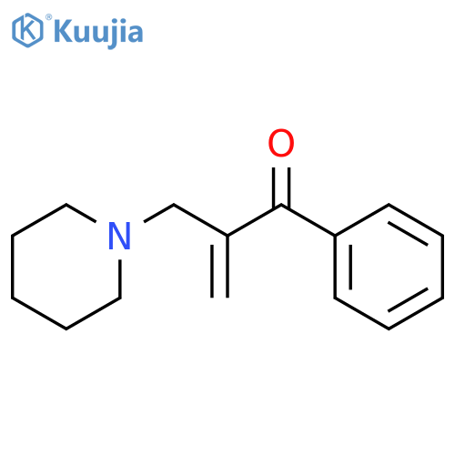 2-Propen-1-one,1-phenyl-2-(1-piperidinylmethyl)-, hydrochloride (1:1) structure