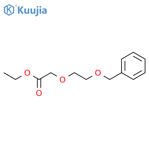 Acetic acid, [2-(phenylmethoxy)ethoxy]-, ethyl ester structure