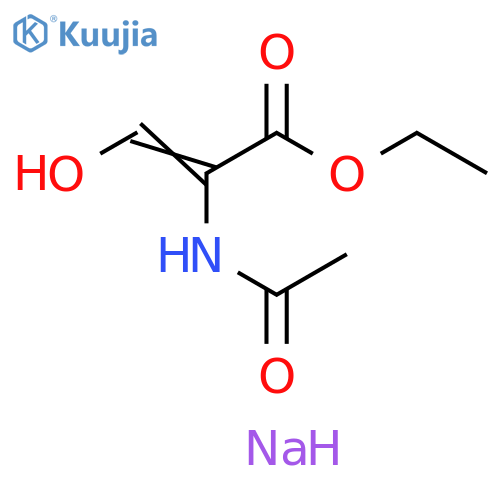 2-Propenoic acid, 2-(acetylamino)-3-hydroxy-, ethyl ester, sodium salt (1:1) structure
