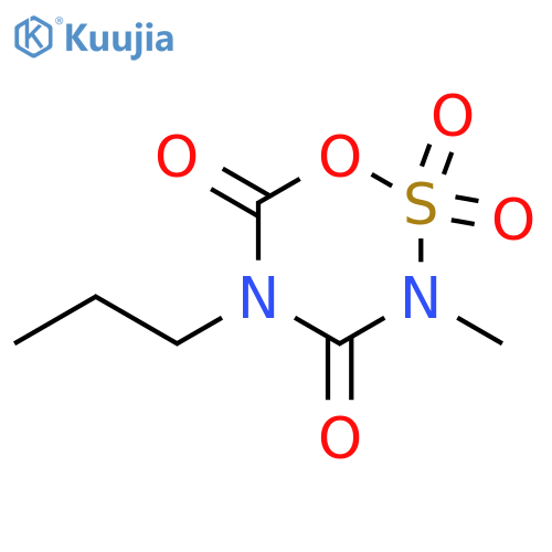 1,2,3,5-Oxathiadiazine-4,6(3H,5H)-dione, 3-methyl-5-propyl-, 2,2-dioxide structure
