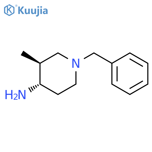 4-PIPERIDINAMINE, 3-METHYL-1-(PHENYLMETHYL)-, (3S,4S)- structure