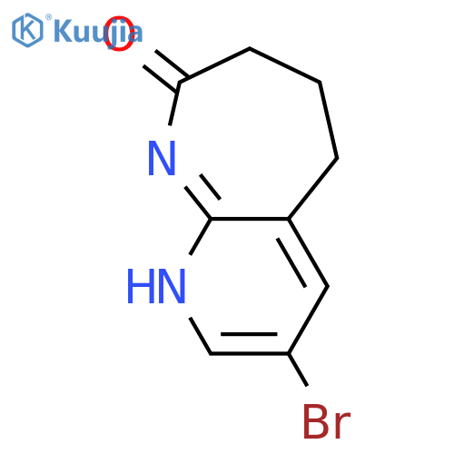 3-bromo-5,6,7,9-tetrahydropyrido[2,3-b]azepin-8-one structure