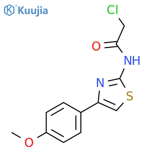 2-Chloro-n-4-(4-methoxyphenyl)-1,3-thiazol-2-ylacetamide structure