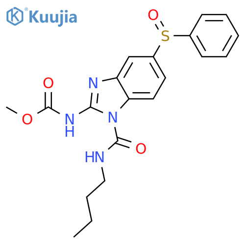 1-n-butylcarbamoyl oxfendazole structure