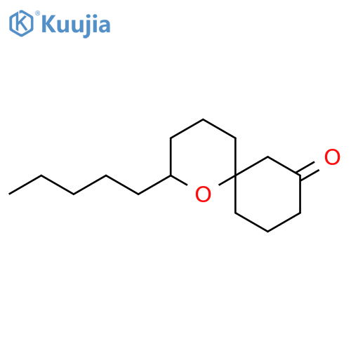 1-Oxaspiro[5.5]undecan-8-one, 2-pentyl- structure