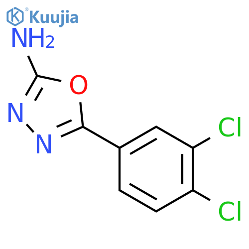 1,3,4-Oxadiazol-2-amine,5-(3,4-dichlorophenyl)- structure