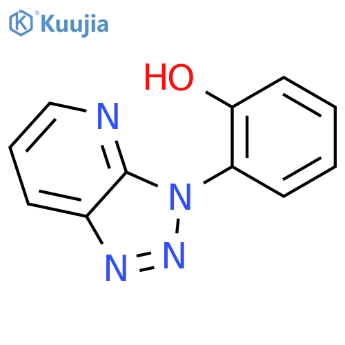 Phenol, 2-(3H-1,2,3-triazolo[4,5-b]pyridin-3-yl)- structure