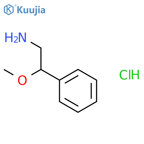 β-Methoxy-β-phenylethylamine Hydrochloride structure