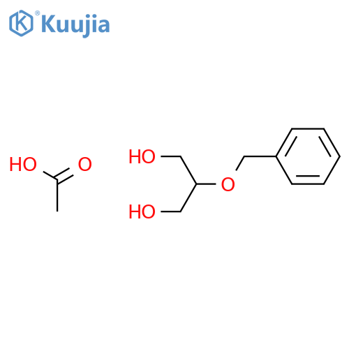 1,3-Propanediol, 2-(phenylmethoxy)-, monoacetate structure