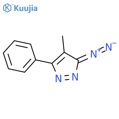 3H-Pyrazole, 3-diazo-4-methyl-5-phenyl- structure