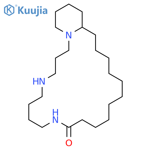 docosahydro-1H-pyrido[2,1-v][1,5,10]triazacyclodocosin-10(11H)-one structure