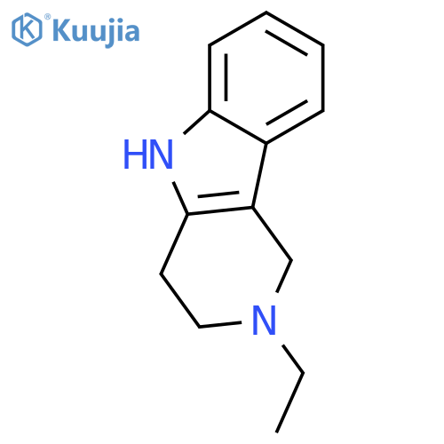 2-Ethyl-2,3,4,5-tetrahydro-1H-pyrido(4,3-b)indole structure
