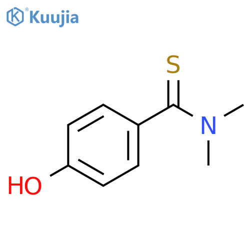 Benzenecarbothioamide, 4-hydroxy-N,N-dimethyl- structure