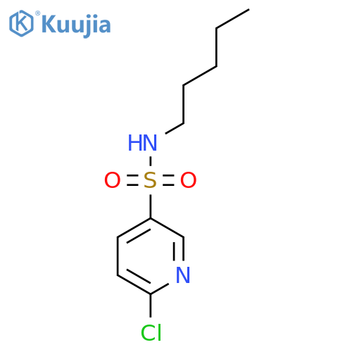6-Chloro-N-pentylpyridine-3-sulfonamide structure