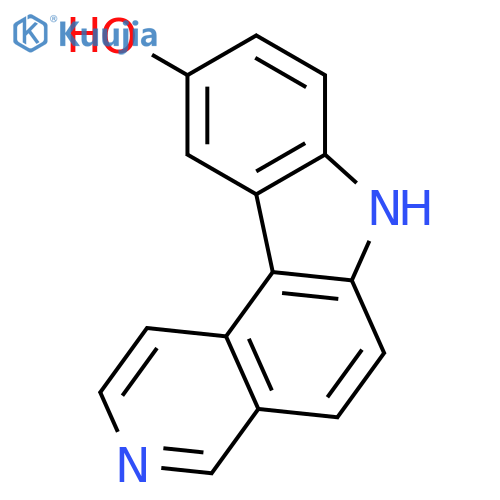 7H-pyrido[3,4-c]carbazol-10-ol structure