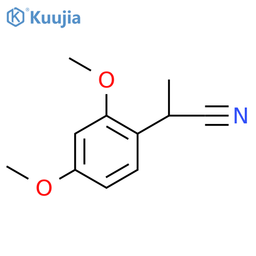 2-(2,4-Dimethoxyphenyl)propanenitrile structure