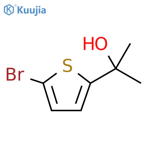 2-Bromo-5-(1-hydroxy-1-methylethyl)thiophene structure