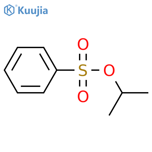 Isopropyl benzenesulfonate structure