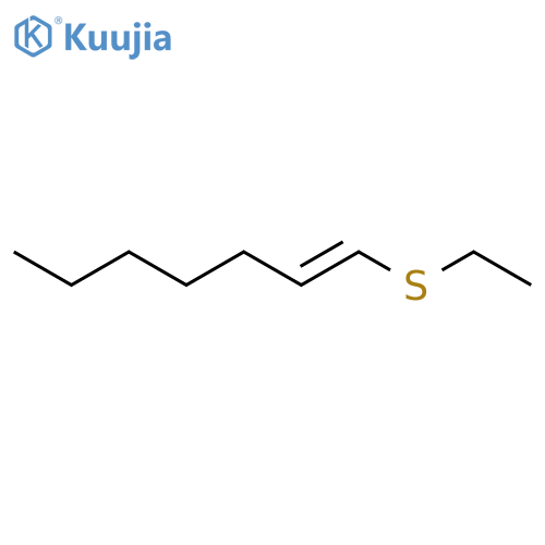 1-Heptene, 1-(ethylthio)- structure