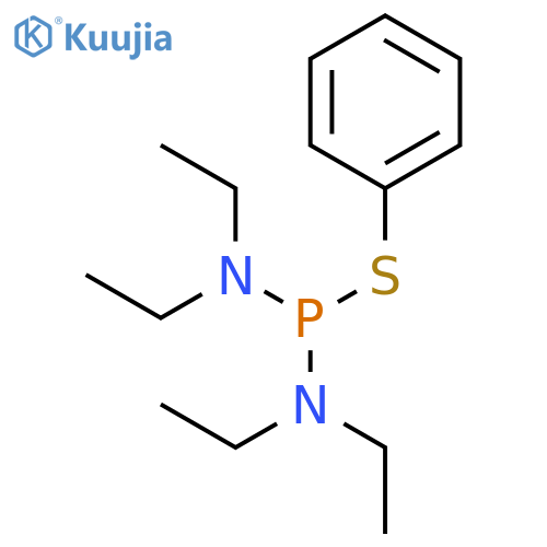 PHOSPHORODIAMIDOTHIOUS ACID, TETRAETHYL-, PHENYL ESTER structure