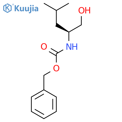 Carbamic acid, [1-(hydroxymethyl)-3-methylbutyl]-, phenylmethyl ester,(S)- structure