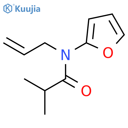 Propanamide, N-2-furanyl-2-methyl-N-2-propenyl- structure