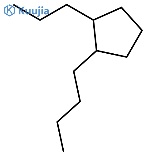 1-butyl-2-propylcyclopentane structure