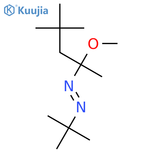 Diazene, (1,1-dimethylethyl)(1-methoxy-1,3,3-trimethylbutyl)- structure