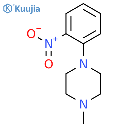 1-methyl-4-(2-nitrophenyl)piperazine structure