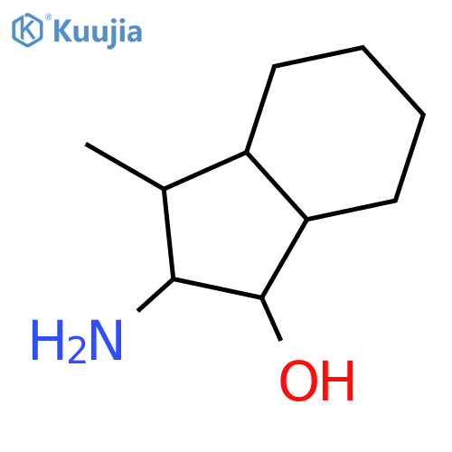 1H-Inden-1-ol, 2-aminooctahydro-3-methyl- structure