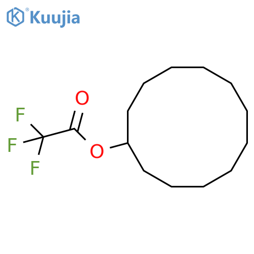 Acetic acid, trifluoro-, cyclododecyl ester structure
